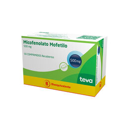 MICOFENOLATO MOFETILO COMPRIMIDOS RECUBIERTOS 500 mg
