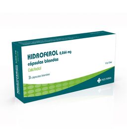 HIDROFEROL CÁPSULAS BLANDAS 0,266 mg (CALCIFEDIOL)
