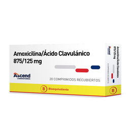 Amoxicilina Acido Clavulánico 875 125 20