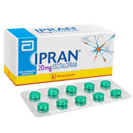 IPRAN COMPRIMIDOS RECUBIERTOS 20 mg (ESCITALOPRAM OXALATO)