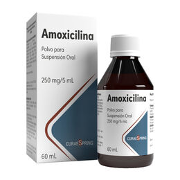 AMOXICILINA POLVO PARA SUSPENSIÓN ORAL 250 mg/5 mL