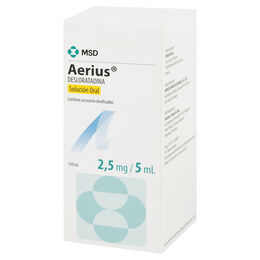 AERIUS SOLUCIÓN ORAL 2,5 mg/5 mL (DESLORATADINA)