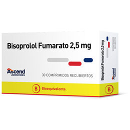 BISOPROLOL FUMARATO COMPRIMIDOS  RECUBIERTOS 1,25 mg