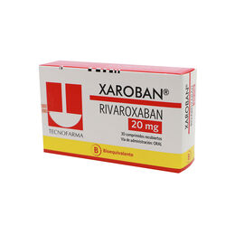 XAROBAN COMPRIMIDOS RECUBIERTOS 20 mg