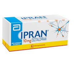 Ipran Escitalopram 10mg 40 Comprimidos Recubiertos