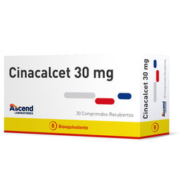 CINACALCET COMPRIMIDOS RECUBIERTOS 30 mg