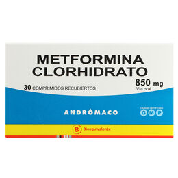 METFORMINA CLORHIDRATO COMPRIMIDOS RECUBIERTOS 850 mg