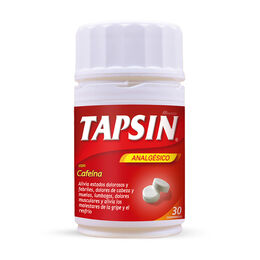 Tapsin (B) Paracetamol / Cafeína 30 Comprimidos