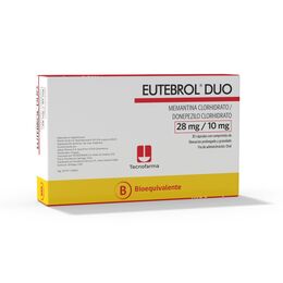 EUTEBROL DUO 28/10 CÁPSULAS CON COMPRIMIDO RECUBIERTO DE LIBERACIÓN PROLONGADA Y GRANULADO