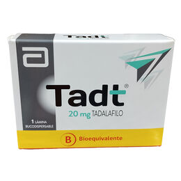 TADT LÁMINAS BUCODISPERSABLES 20 mg (TADALAFILO)