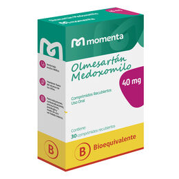 OLMESARTÁN MEDOXOMILO COMPRIMIDOS RECUBIERTOS 40 mg