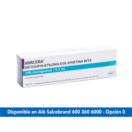 Metoxipolietilenglicol-Epoetina Beta 100mcg
