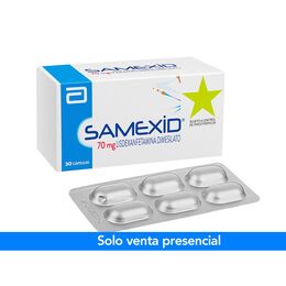 SAMEXID CÁPSULAS 70 mg