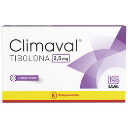 CLIMAVAL COMPRIMIDOS 2,5 mg (Tibolona)