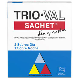 TRIOVAL DÍA/NOCHE POLVO PARA SOLUCIÓN ORAL EN SOBRES