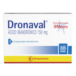 DRONAVAL COMPRIMIDOS RECUBIERTOS 150 mg (IBANDRONATO SÓDICO MONOHIDRATRO)