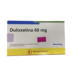 DULOXETINA CÁPSULAS CON GRÁNULOS CON RECUBRIMIENTO ENTÉRICO 60 mg