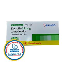 Levotiroxina 25 mcg
