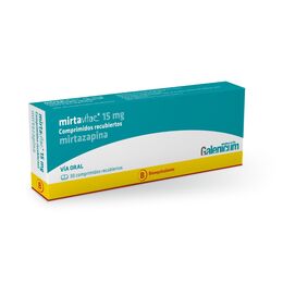 Mirtavitae (B) Mirtazapina 15mg 30 Comprimidos Recubiertos
