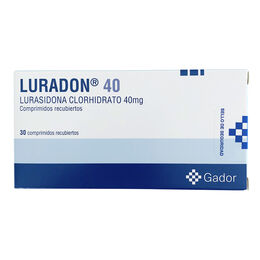 LURADON 40 COMPRIMIDOS RECUBIERTOS 40 mg (LURASIDONA CLORHIDRATO)