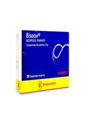 BISOCOR COMRPIMIDOS RECUBIERTOS 5 mg (BISOPROLOL FUMARATO)