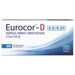EUROCOR D 2,5/6,25 COMPRIMIDOS RECUBIERTOS