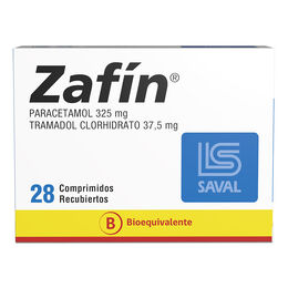 Zafí­n Paracetamol / Tramadol 28 Comprimidos Recubiertos