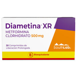 Diametina XR (B) Metformina 500mg 30 Comprimidos Prolongados