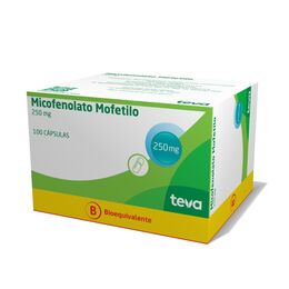 MICOFENOLATO MOFETILO CÁPSULAS 250 mg