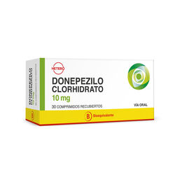 DONEPEZILO CLORHIDRATO  COMPRIMIDOS RECUBIERTOS 10 mg