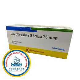 LEVOTIROXINA SÓDICA COMPRIMIDOS 75 mcg