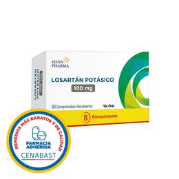 Losartán (B) 100mg 30 Comprimidos Recubiertos - Cenabast