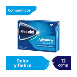 PANADOL ADVANCE COMPRIMIDOS RECUBIERTOS 500 mg (PARACETAMOL)