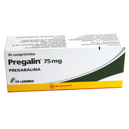 Pregalin (B) Pregabalina 75mg 30 Comprimidos