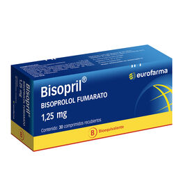 BISOPRIL COMPRIMIDOS RECUBIERTOS 1,25 mg