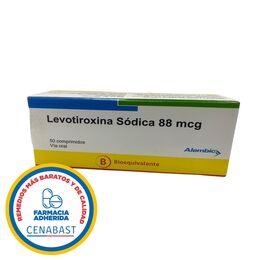 LEVOTIROXINA SÓDICA COMPRIMIDOS 88 mcg
