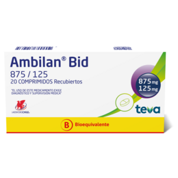Ambilan Bid (B) 875/125 20 Comprimidos Recubiertos