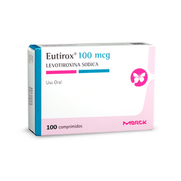 Eutirox (R) Levotiroxina 100mcg 100 Comprimidos
