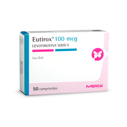 Eutirox (R) Levotiroxina 100mcg 50 Comprimidos
