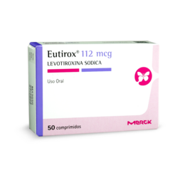 EUTIROX COMPRIMIDOS 112 mcg (LEVOTIROXINA SÓDICA)