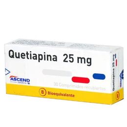 Quetiapina 25mg 30 Comprimdos