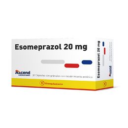 Esomeprazol 20mg 30 Cápsulas