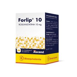 FORLIP COMPRIMIDOS RECUBIERTOS 10 mg (ROSUVASTATINA)