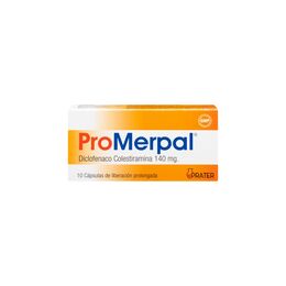 Promerpal Diclofenaco 140mg 10 Cápsulas Prolongadas