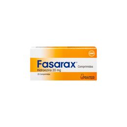 Fasarax Hidroxizina 20mg 20 Comprimidos