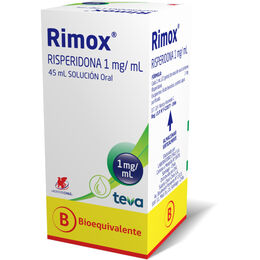 Rimox (B) Risperidona 1mg/ml Jarabe 45ml