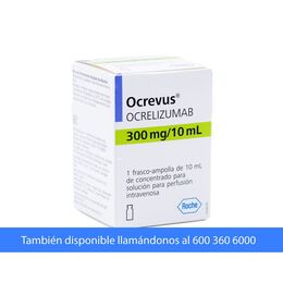 OCREVUS CONCENTRADO PARA SOLUCIÓN PARA PERFUSIÓN 300 mg/10 mL (OCRELIZUMAB)