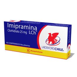 IMIPRAMINA CLORHIDRATO COMPRIMIDOS RECUBIERTOS 25 mg