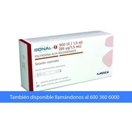 Inyector Folitropina Alfa 900UI