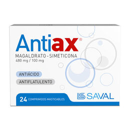Antiax Simeticona / Magaldrate 24 Comprimidos Masticables